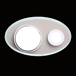 Бра овальной формы белого цвета с 2-мя лампами Lunar Pebbles варинант исполнения - 3 | Loft Concept в Ижевске