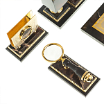 Настольный письменный набор из яшмы и долерита в подарочной упаковке Manager Organizer варинант исполнения - 7 | Loft Concept в Ижевске