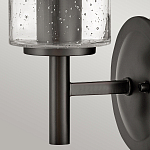 Бра с плафоном в форме цилиндра из прозрачного стекла с пузырьками Hinkley варинант исполнения - 9 | Loft Concept в Ижевске