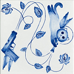 Плитка с узором Пистолеты варинант исполнения - 1 | Loft Concept в Ижевске