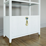 Стеллаж со стеклянными полками Elsa Dreams White варинант исполнения - 2 | Loft Concept в Ижевске