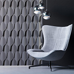 Гипсовая 3D Панель DRAGON SCALE - D варинант исполнения - 2 | Loft Concept в Ижевске