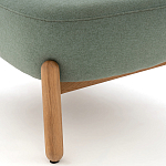 Кресло на деревянных ножках Olguin Green Chair варинант исполнения - 5 | Loft Concept в Ижевске