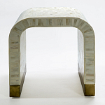 Приставной столик BONE INLAY SIDE TABLE-Cream варинант исполнения - 1 | Loft Concept в Ижевске