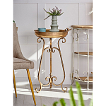 Столик приставной на фигурном подножии Magnificent Century варинант исполнения - 4 | Loft Concept в Ижевске