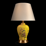 Настольная лампа желтая с изображением птиц Slip Away варинант исполнения - 2 | Loft Concept в Ижевске