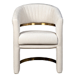 Полукресло Valbonne Chair cream velour варинант исполнения - 1 | Loft Concept в Ижевске
