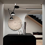 Панно на стену из шерсти мериноса Белый Круг  варинант исполнения - 2 | Loft Concept в Ижевске