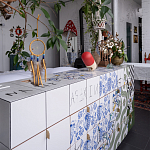 Дизайнерская кровать с системой хранения варинант исполнения - 2 | Loft Concept в Ижевске