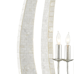 Люстра каплевидной формы покрытая перламутровой мозаикой Soft Pearl Shape варинант исполнения - 1 | Loft Concept в Ижевске