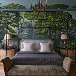 Обои ручная роспись Malmaison Special Colourway on Auguste scenic paper варинант исполнения - 1 | Loft Concept в Ижевске