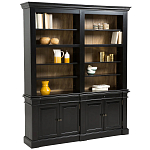 Витрина из массива сосны Sterling Showcase Black варинант исполнения - 1 | Loft Concept в Ижевске