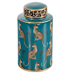 Ваза фарфоровая с крышкой Leopard Ccollection варинант исполнения - 1 | Loft Concept в Ижевске