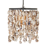 Люстра овальная с подвесками из устричных раковин Sea Ravens варинант исполнения - 2 | Loft Concept в Ижевске