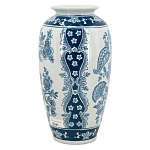 Ваза с синим цветочным орнаментом Blue & White Ornament  варинант исполнения - 2 | Loft Concept в Ижевске