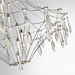 Люстра подвесная из металла с прозрачными подвесками из хрусталя Quasar 93 варинант исполнения - 10 | Loft Concept в Ижевске