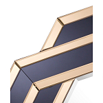 Зеркало восьмиугольное в черно-золотистой раме Pairing варинант исполнения - 2 | Loft Concept в Ижевске