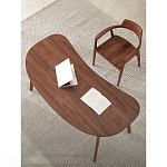 Стол рабочий округлой формы с ящиком  Working Moonnut Table варинант исполнения - 4 | Loft Concept в Ижевске