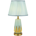 Настольная лампа с абажуром Femia Turquoise Gold Table Lamp варинант исполнения - 1 | Loft Concept в Ижевске
