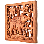 Панно из дерева слов и цветы Panel With Animals варинант исполнения - 2 | Loft Concept в Ижевске