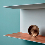 Дизайнерская подвесная полка Gio Ponti D.355.1 - D.355.2 Hanging Bookcase варинант исполнения - 2 | Loft Concept в Ижевске