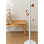 Напольная вешалка из древесины бука Unique Shaped Furniture Floor Hanger White варинант исполнения - 4 | Loft Concept в Ижевске