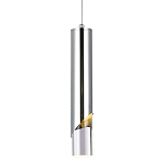 Подвесной светильник Metal Acrylic Tube Chrome Hanging Lamp варинант исполнения - 1 | Loft Concept в Ижевске