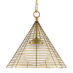 Подвесной светильник в форме конуса с фактурным абажуром Flawless Form варинант исполнения - 1 | Loft Concept в Ижевске