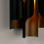 Бра из металла Dolton Wall Lamp Black варинант исполнения - 3 | Loft Concept в Ижевске