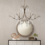 Люстра с прозрачными каплевидными подвесками Elegant Thin Chandelier варинант исполнения - 2 | Loft Concept в Ижевске