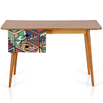 Письменный стол с принтом на ящиках Elise Desk варинант исполнения - 9 | Loft Concept в Ижевске