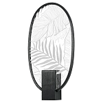 Бра с гравировкой на акриловом плафоне Gravyura Black варинант исполнения - 1 | Loft Concept в Ижевске