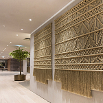 Панно на стену плетеное Макраме бежевый цвет  варинант исполнения - 8 | Loft Concept в Ижевске