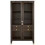 Дизайнерский шкаф витрина Elsa Dreams Walnut с 4-мя ящиками варинант исполнения - 9 | Loft Concept в Ижевске