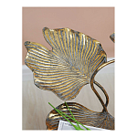 Столик приставной с тремя столешницами Тропические листья Tropical Forest gold варинант исполнения - 6 | Loft Concept в Ижевске