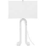 Настольная лампа на арочном корпусе с прямоугольным абажуром One Piece Support варинант исполнения - 4 | Loft Concept в Ижевске