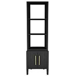 Этажерка Primo с тумбой шпон Черный дуб варинант исполнения - 1 | Loft Concept в Ижевске