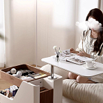 Журнальный столик передвижной с подъемной столешницей Table Trolley варинант исполнения - 3 | Loft Concept в Ижевске