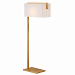 Торшер с прямоугольным абажуром на золотом металлическом каркасе Rectangular Plane  варинант исполнения - 1 | Loft Concept в Ижевске