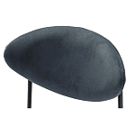 Стул металлический с мягкой спинкой и сиденьем из велюра Alfie Chair варинант исполнения - 6 | Loft Concept в Ижевске