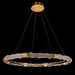 Люстра в форме кольца с золотым декором Warm Heavenly Light варинант исполнения - 8 | Loft Concept в Ижевске