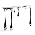Дизайнерская Консоль Melting Silver Console Zhipeng Tan варинант исполнения - 2 | Loft Concept в Ижевске