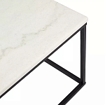 Журнальный столик прямоугольный White Marble Surface варинант исполнения - 4 | Loft Concept в Ижевске