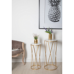 Столик дизайнерский Beige marble варинант исполнения - 2 | Loft Concept в Ижевске