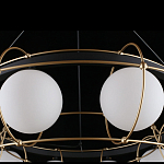 Люстра подвесная круглая с белыми плафонами Martin варинант исполнения - 5 | Loft Concept в Ижевске