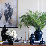 Ваза с крышкой однотонная Высота 48 см Chinoiserie Ceramics варинант исполнения - 4 | Loft Concept в Ижевске