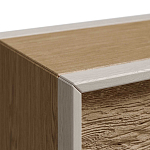 Комод 8 ящиков с подсветкой на рельефном фасаде Warm Industrial варинант исполнения - 3 | Loft Concept в Ижевске