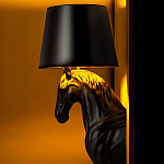 Horse Statue Floor Lamp Большой светильник Черная Лошадь варинант исполнения - 5 | Loft Concept в Ижевске