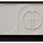 Тумбочка прикроватная с ящиком черно-серого цвета Noble Nightstand варинант исполнения - 4 | Loft Concept в Ижевске