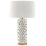 Настольная лампа покрытая лепестками белых цветов Fancy Calla Lily варинант исполнения - 2 | Loft Concept в Ижевске